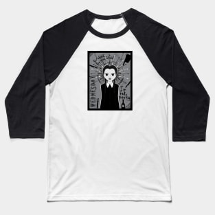 Wednesday Addams Baseball T-Shirt